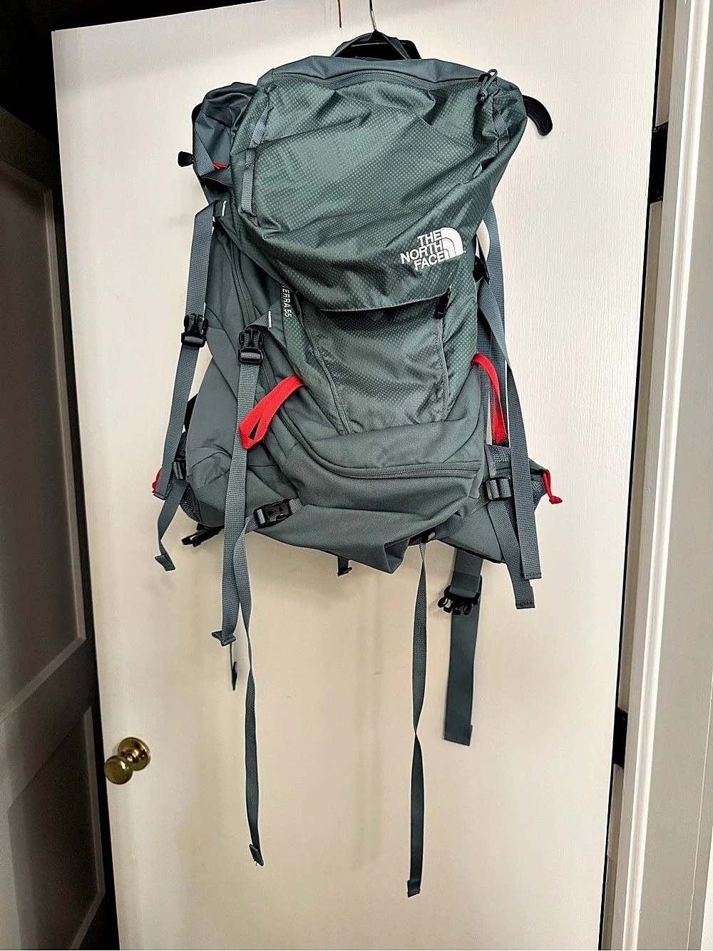 The North Face Terra 55 Backpack Blue & Pink